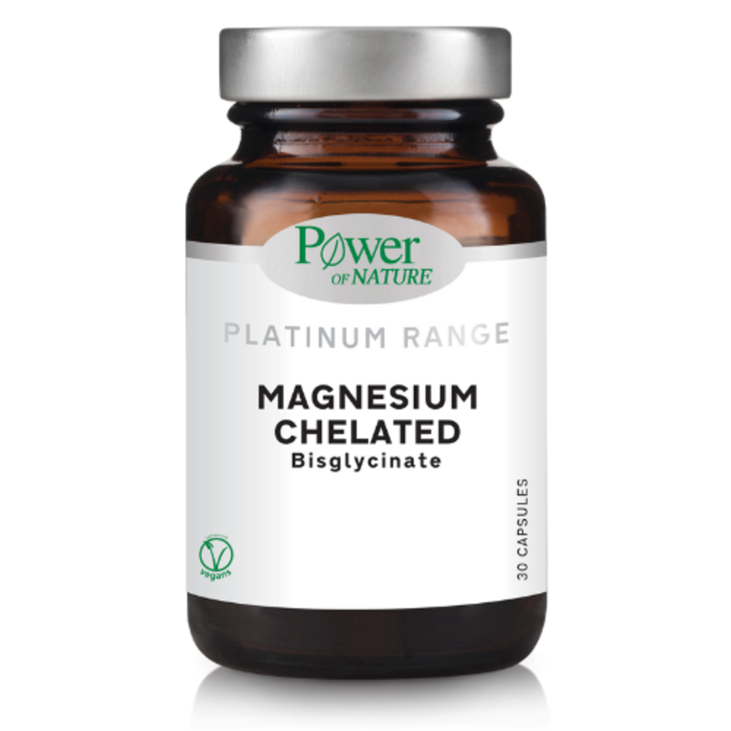 POWER HEALTH - PLATINUM RANGE Magnesium Chelated Bisglycinate 100mg - 30caps